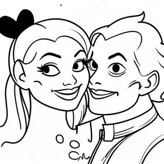 Harley Quinn And Joker Mad Love Coloring Page 48873-38664