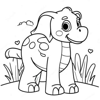 Easy Simple Animal Coloring Page 4890-3888