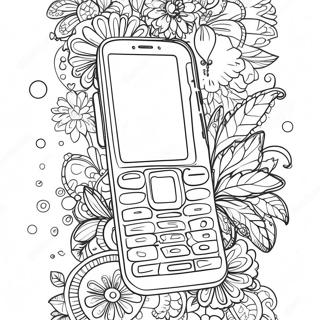 Phone Case Coloring Pages