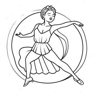 Dancer Coloring Page 49083-38819