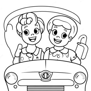 Lucy And Ethel S Fun Adventure Coloring Page 49094-38826