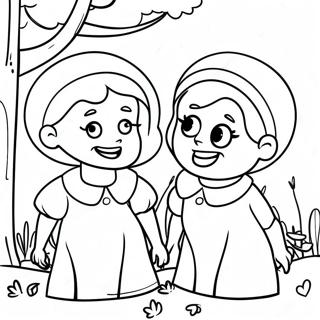 Lucy And Ethel S Fun Adventure Coloring Page 49094-38828