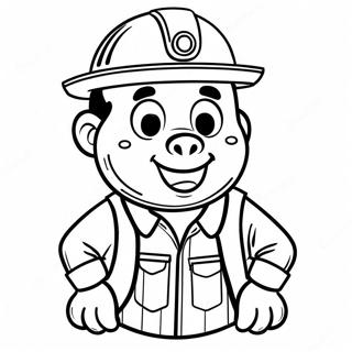 Boilermaker Mascot Coloring Page 49164-38873