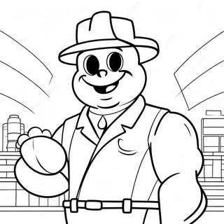 Boilermaker Mascot Coloring Page 49164-38875