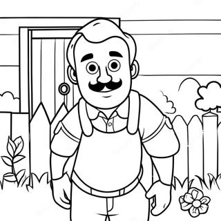 Hello Neighbor 2 Coloring Pages