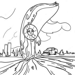 Natural Disasters Coloring Pages