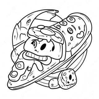 Página Para Colorir Do Logo Little Caesars 49213-38935