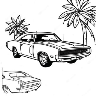 1970 Dodge Charger Coloring Pages