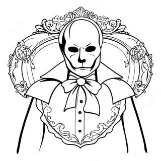 Phantom Of The Opera Coloring Pages