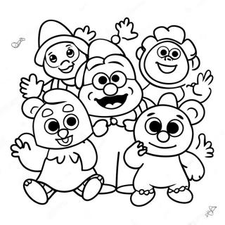 Muppet Babies Coloring Pages