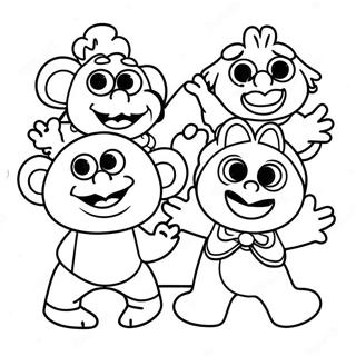 Muppet Babies Ausmalbild 4930-3920