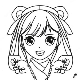 Kakegurui Coloring Pages