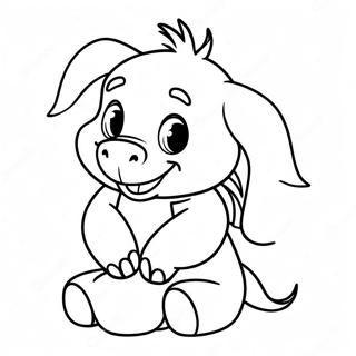 Baby Eeyore Coloring Pages