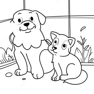 Animal Shelter Coloring Pages