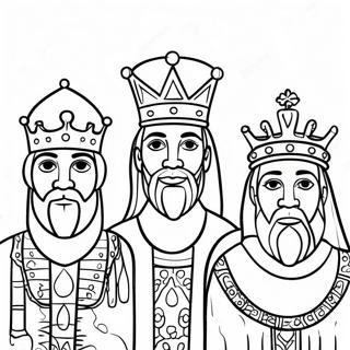 Three Kings Coloring Page 49363-39038