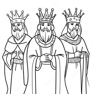 Three Kings Coloring Page 49363-39039