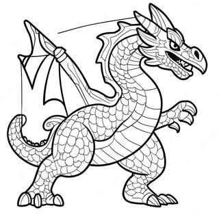 Dragon Elemental Ninjago Coloring Pages