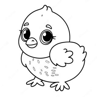 Baby Chick Coloring Pages