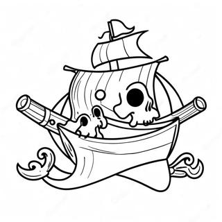 Pirate Flags Coloring Pages