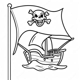 Pirate Flags Coloring Page 49413-39087