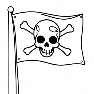 Pirate Flags Coloring Page 49413-39088