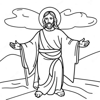 Follow Jesus Coloring Page 49433-39097