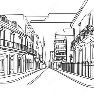 New Orleans Cityscape Coloring Page 49443-39103