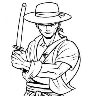 Zoro Coloring Pages