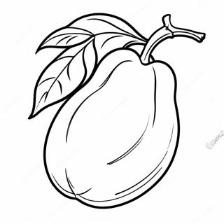 Mango Fruit Coloring Page 49523-39165