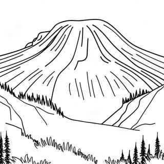 Majestic Mount Rainier Coloring Page 49544-39220