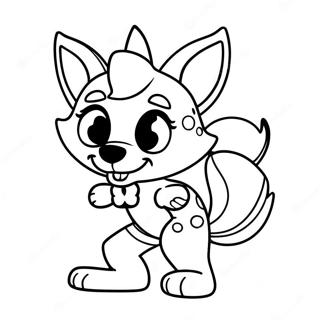 Funtime Foxy Coloring Pages