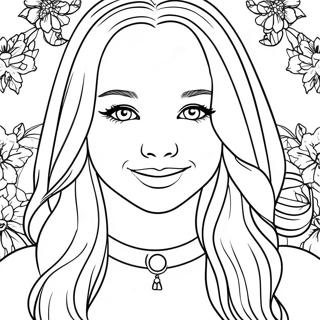 Dove Cameron Coloring Pages