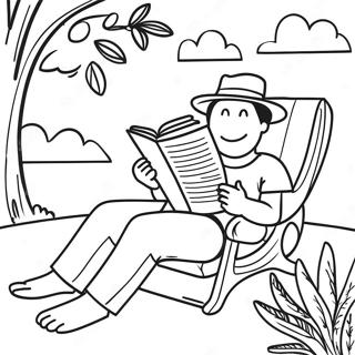 Summer Reading Coloring Pages