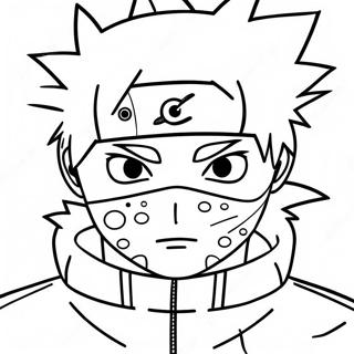 Sharingan Kakashi Coloring Pages