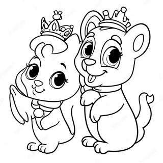 Palace Pets Coloring Pages