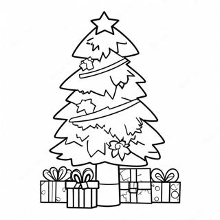 Minecraft Christmas Tree Coloring Page 49713-39320