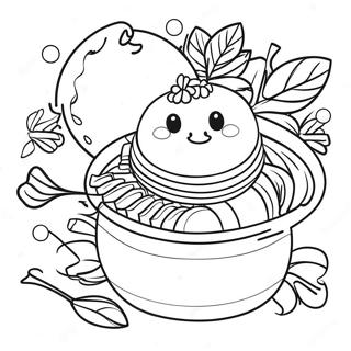 Disney Lunar New Year Food Coloring Pages