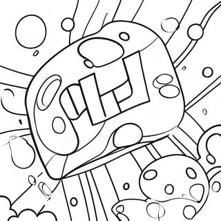 Pepsi Can With Bubbles Coloring Page 49854-39434