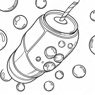 Pepsi Can With Bubbles Coloring Page 49854-39436