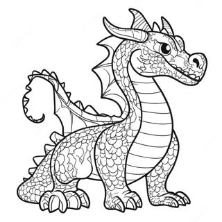 Difficult Dragon Coloring Page 49903-39486