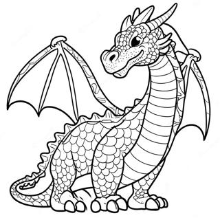 Difficult Dragon Coloring Page 49903-39487