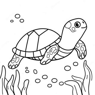 Turtle Finding Nemo Coloring Pages