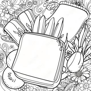 Menu Coloring Pages