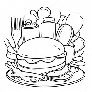 Menu Coloring Page 49953-39514