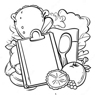 Menu Coloring Page 49953-39516