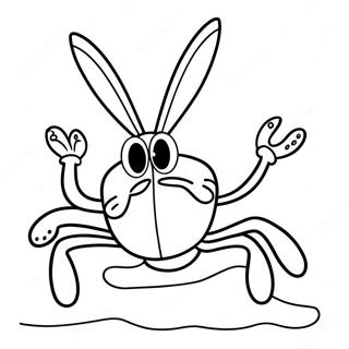 Mr Krabs Coloring Pages