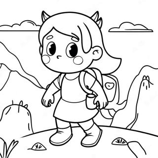 Adventurous Hilda Coloring Page 49994-39548