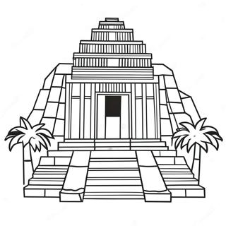 Ancient Inca Temple Coloring Page 50004-39557