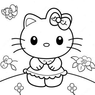 Hello Kitty Y2k Coloring Page 50053-39595