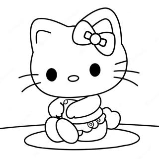 Hello Kitty Y2k Coloring Page 50053-39596